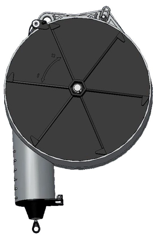 Balansblock RF 450 - f&ouml;r lyft av avgasslangar och verktyg marknadsf&ouml;rs &auml;ven under BRC-450